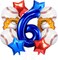 Baseball Balloons Birthday Decorations for Boys 6th Birthday Dodgers Balloons